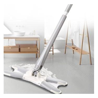 Imagem de MOP Rodo Esfregão Giratório 360° Twist com Mecanismo Articulado e Sistema de Torção Ideal para Piso Parede e Janela