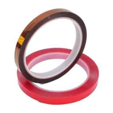 Imagem de RiToEasysports Fita de Transferência de Calor Fita de Poliimida de Alta Temperatura Com Forte Adesão para Prensa de Sublimação Térmica, Eletrônicos, Reparos Automotivos e Domésticos, Largura de 10 Mm, Resistente a 572 ° F