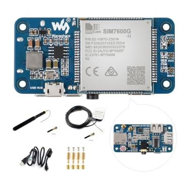 Imagem de Waveshare SIM7600G-H 4G HAT (B) for Raspberry Pi Supports LTE Cat-4 4G/3G/2G GNSS Positioning Global Band