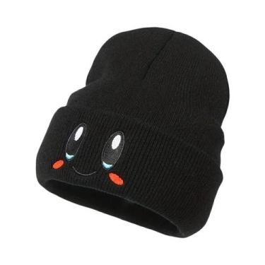 Imagem de Gorro Feminino de Inverno - Quente, com Desenho de Anime e Bordado - M