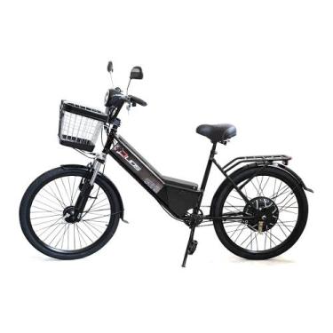 Imagem de Bicicleta Elétrica - Aro 24 - New Confort 800w Lithium - Preta - Duos 