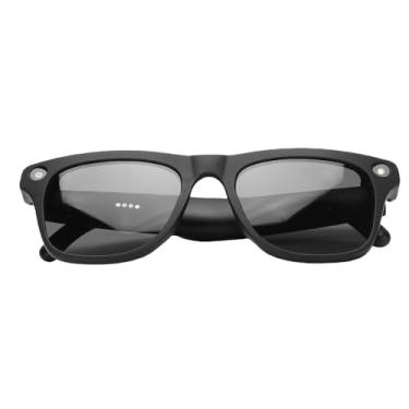 Imagem de Yunseity Óculos de Câmera Inteligente AI, Fotografia 4K, Tradução Multilíngue AI, BT 5.4, Assistente de Som AI, Chamadas Viva-voz, para Esportes Ao Ar Livre, Ciclismo, Caminhadas (Preta)