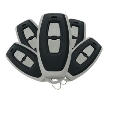Imagem de Kit 5 Controle Remoto Universal para Portão Automático e Alarme 433Mhz