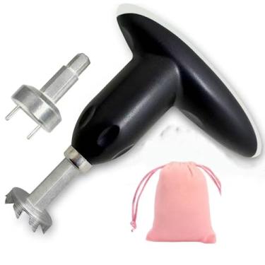 Imagem de rideontogo Conjunto de ferramentas de chuteira de golfe: instalação sem esforço com estripador e chave de 2 pinos (rosa)