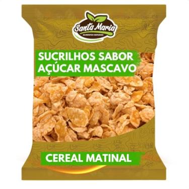 Imagem de Sucrilhos Açúcar Mascavo - Cereal Matinal - Cereal de Milho Crocância Dourada-Santa Maria - 500 g