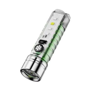 Imagem de Lanterna Mini À Prova D'Água Com Carregamento Rápido Tipo C, Luz De Ad