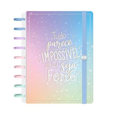 Imagem de Caderno Iscool Disc Inteligente 140 Folhas Color Vibes Tudo Parece Impossível M+