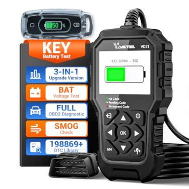 Imagem de VDIAGTOOL Scanner OBD2 aprimorado VD30, leitor de código de carro, leitor universal de código de luz do motor, ferramenta de diagnóstico automático para todos os veículos OBDII, desligar CEL,