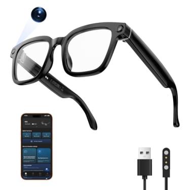 Imagem de XO Simple is Beauty Óculos inteligentes AI, óculos de câmera HD 1080p com gravação de vídeo e tirar fotos, óculos de tradução em tempo real em mais de 140 idiomas, perfeitos para viagens, negócios