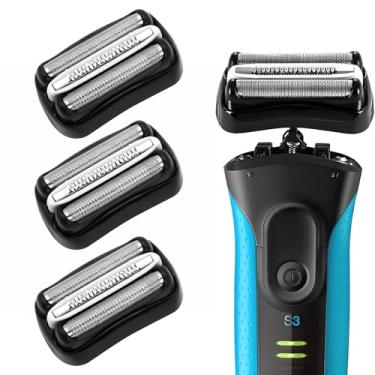 Imagem de Cabeça de substituição Series 3 32B, cabeça de substituição para barbeador elétrico da série 3 para lâminas Braun S3 Foil & Cut, aplicável para Braun S3 3040s 3010s 310s 3000s 3050cc 3080s 390cc Etc