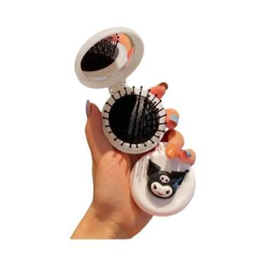 Imagem de Espelho De Maquiagem Portátil Dobrável Hello Kitty Kuromi My Melody Co