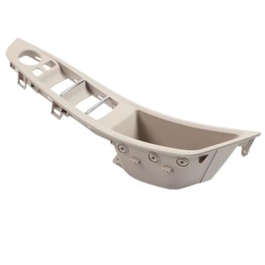 Imagem de Lhd rhd substituição interior maçaneta da porta interna unidade principal puxar guarnição capa Compatível com bmw série 5 (f10/f11) 520i, 523i, 525i(RHD Oyster)