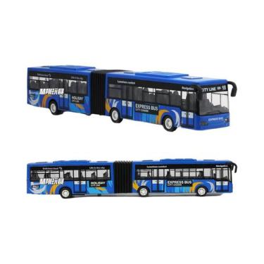 Imagem de Ônibus Urbano Em Escala 1/32 De Liga Metálica, Brinquedo De Inércia Co
