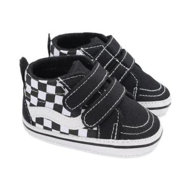 Imagem de Sapatos De Bebê Em Lona Com Estampa Xadrez Para Meninos E Meninas De 0