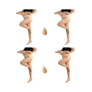 Imagem de Meia Calça De Verão plus Size De Cintura Alta Para Mulheres Até 110 KG