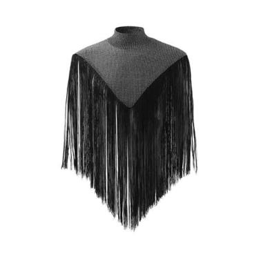 Imagem de Camiseta Sem Mangas Masculina Com Decote Em V E Franjas, Moda Streetwe