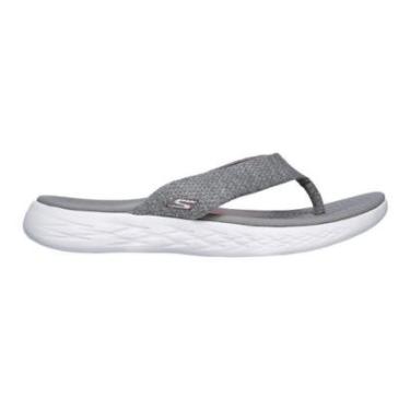Imagem de Chinelo Skechers On The Go 600 Cinza Feminino-Feminino