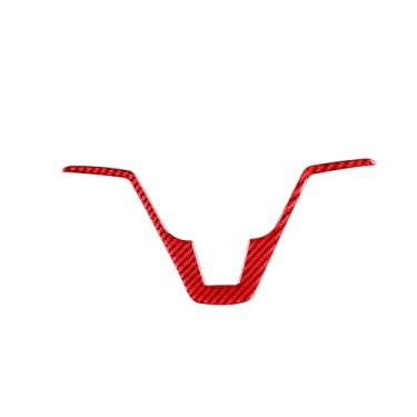 Imagem de REPOYUL Adesivos de fibra de carbono para interior de carro, compatíveis com Honda CRV 2007-2011 adesivos de volante, acessórios internos de fibra de carbono real