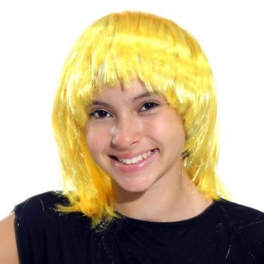 Imagem de Peruca De Chanel Acessório Para Fantasia - Carnaval, AMARELO, U