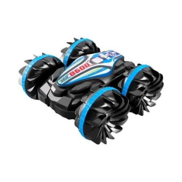 Imagem de Carro RC Anfíbio LED Para Crianças Com Controle Remoto Duplo, À Prova 