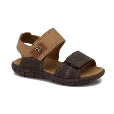 Imagem de Sandália Papete Klin Tic Tac Casual Café e Taupe 171.227-Masculino