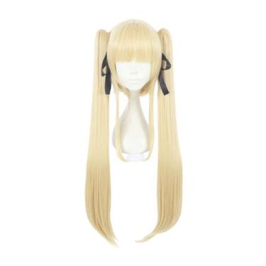 Imagem de Peruca Cosplay Eriri Spencer Sawamura Sintética 70cm - Dourada - taiyu
