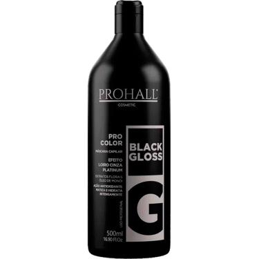 Imagem de Prohall Pro Color - Máscara Black Gloss Efeito Loiro Cinza Platinum 500ml