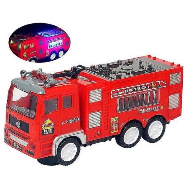 Imagem de Modelo de caminhão de bombeiros multifuncional de carro de simulação d