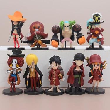 Imagem de Figuras de ação Bandai Luffy Zoro Sanji Chopper Usopp Nami - Gloome St