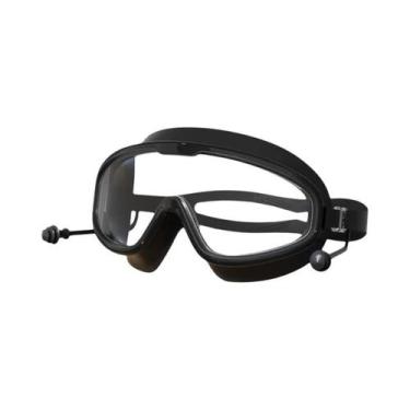 Imagem de Óculos De Natação Com Lentes Grandes Antiembaçantes E Proteção UV, Imp