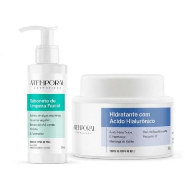 Imagem de Kit Anti Idade Antirrugas Gel + Hidratante - ATEMPORAL