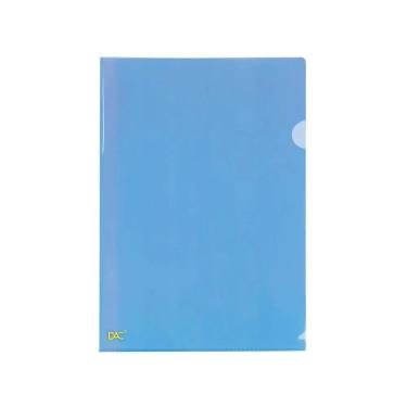 Imagem de Pasta L Dac A4 Plastica Azul com 10 Unidades 30x22cm