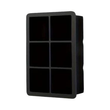 Imagem de Forma De Gelo De Silicone Com 6 Compartimentos Para Cubos De Gelo DIY,