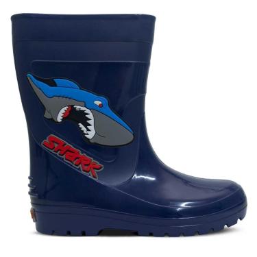 Imagem de Bota Infantil Galocha Masculina 25ao32 Menino Tubarão 09.12-Masculino