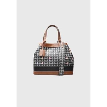 Imagem de Bolsa Shopping Neo Emma Triangle Preta Schutz-Feminino