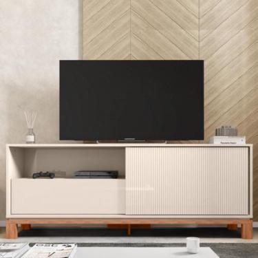 Imagem de Rack para Tv até 55 Polegadas Mondrian 1.5 Caemmun, OFF WHITE MR/FREIJ