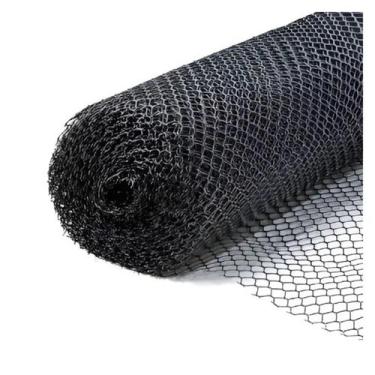 Imagem de Tela Plástica Multiuso Preta Tipo Viveiro Nº5 1,00MX50M - MULTIMARCA