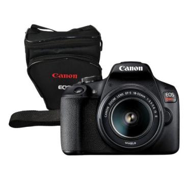 Imagem de Câmera Canon T7 Eos Rebel com Lente 18-55mm e Bolsa para Câmera