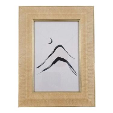 Imagem de Porta Retrato em Poliestireno Nature Gold 10x 15cm - Mart