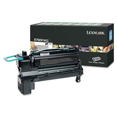 Imagem de Toner Lexmark X792X1KG Preto Original com Rendimento de 20.000 Páginas