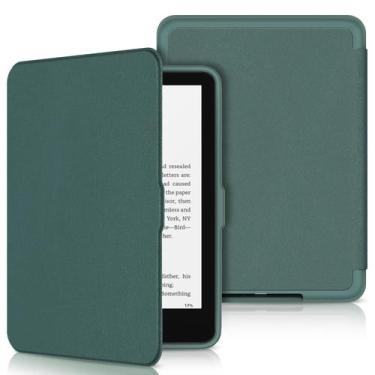 Imagem de Capa para tablet Sanyetral com ativação/desativação automática, verde-