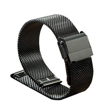 Imagem de Elonglin Pulseira Metal de Aço Inoxidável Unissex Pulseira Sólida Milanês para Relógios Substituição de Pulseira 14