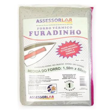 Imagem de Forro Térmico Para Tábua De Passar Roupa Furadinho 150X60 Cm - Assesso