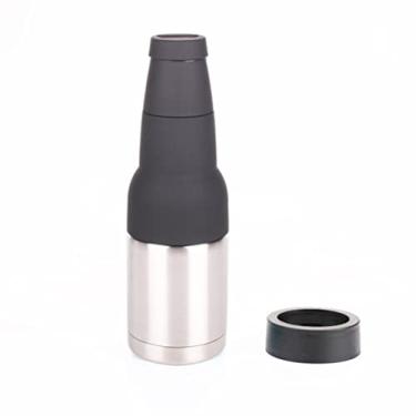 Imagem de Gteller 3 em 1 isolante de lata e garrafa de cerveja, refrigerador de lata isolado de aço inoxidável de parede dupla, suporte para garrafa de cerveja 350 ml 481 g (lata e garrafa de 350 ml)