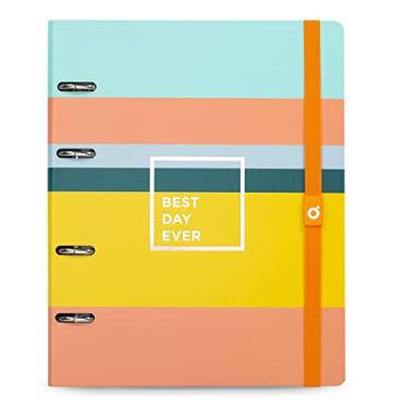 Imagem de Caderno argolado elástico formato Ultra - Linha Allegro - Listras