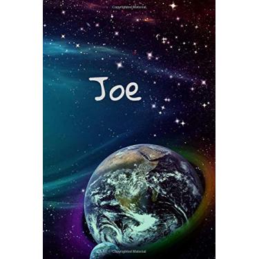 Imagem de Joe: Personalised Space Cover Notebook | 160 Ruled Pages | 6x9 Journal | Paperback Diary | Glossy Finish