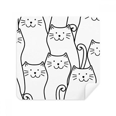 Imagem de Óculos de limpeza de tela com tecido de camurça para gatos sorridentes para quem ama animais de estimação