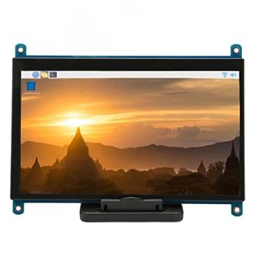 Imagem de para Ras Pi Screen 7 Polegada, Monitor Touchscreen 1024x600 Monitor HDMI Portátil Tela IPS Exibição de Jogo para Ras Pi 4 3 2 1 B B+ A+