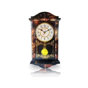 Imagem de Relógio Pêndulo Modelo Antigo De Parede Analógico - Biashop