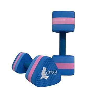 Imagem de Par Halteres Hidroginástica Em EVA DF1092-R M Dafoca Sports Azul/Rosa